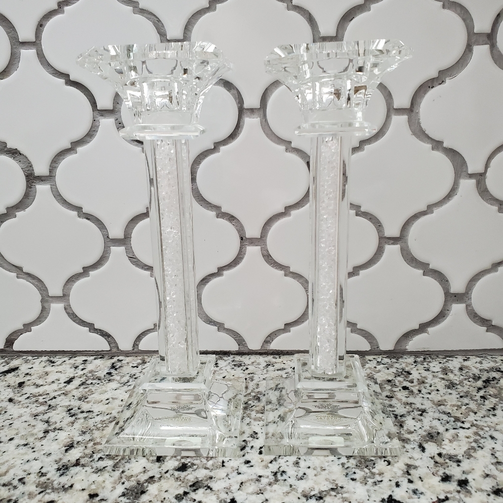 NEW Crystal Candlesticks